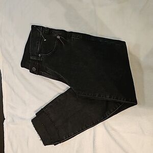 New GAP girlfriend mid rise black jeans. 24/00P. No tag
